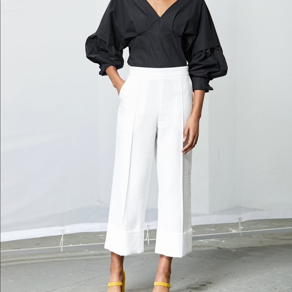 Rachel Comey Pants - Rachel Comey Rotation Pant, white Italian Foam, 8